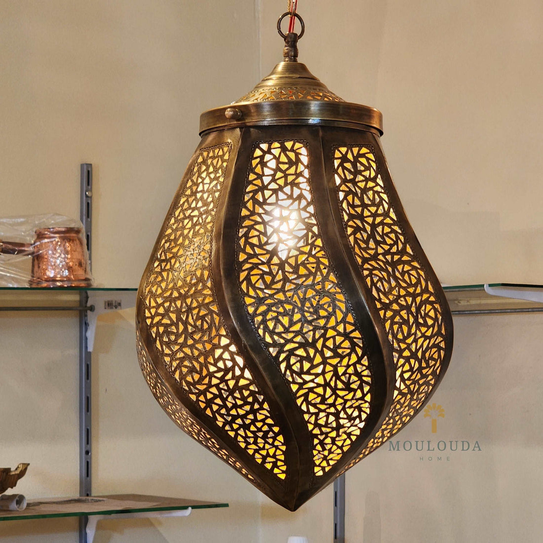 Illuminate Your Home with Mouloudacastle: Luxurious Moroccan Brass Chandeliers