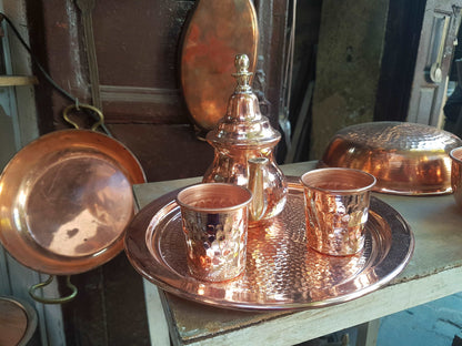 Copper Tea pot set for kitchen