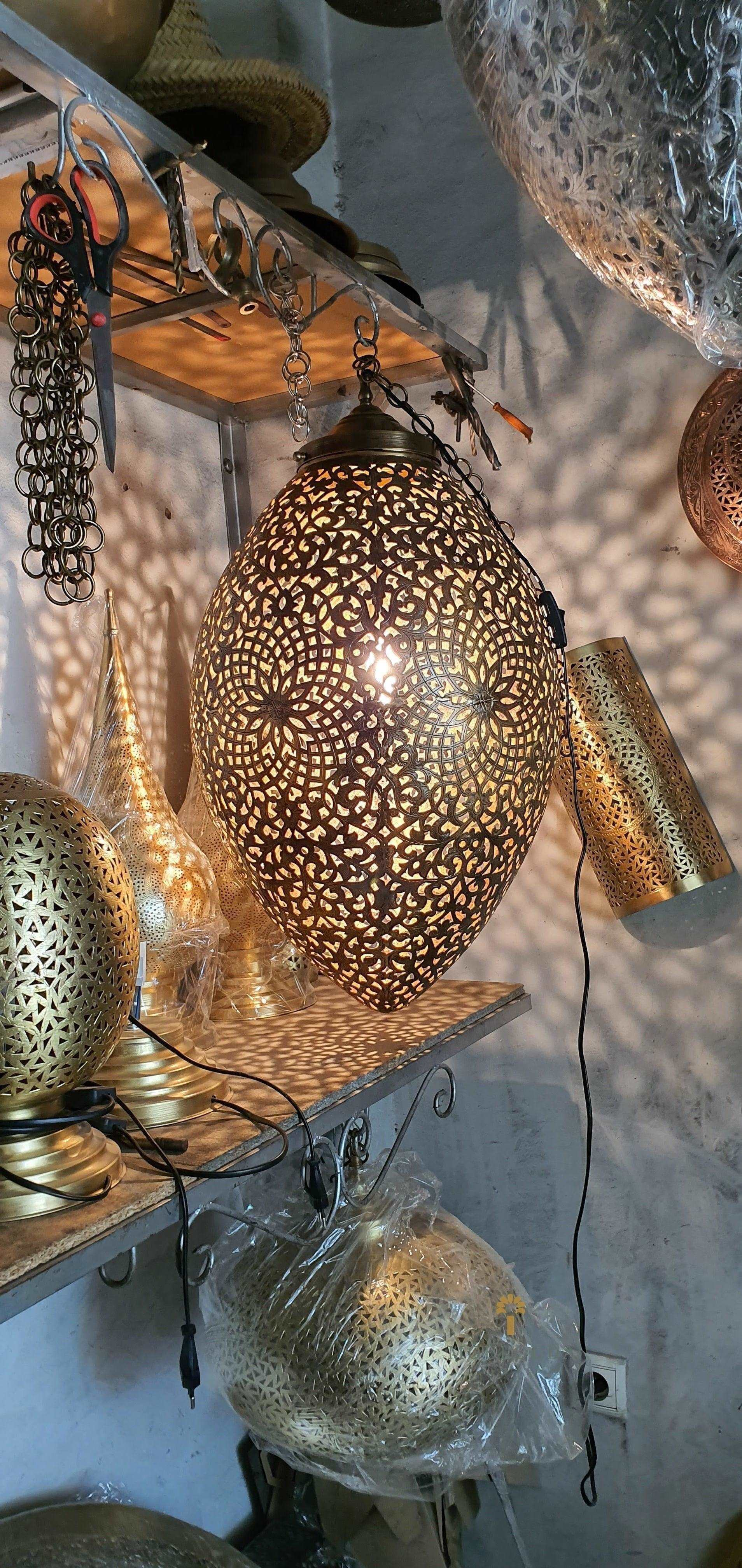 Handmade Chandelier, Ceiling Light, Pendant lamp, Unique Designer lamp, Art Deco Chandelier 4 Colors Available - Mouloudahome
