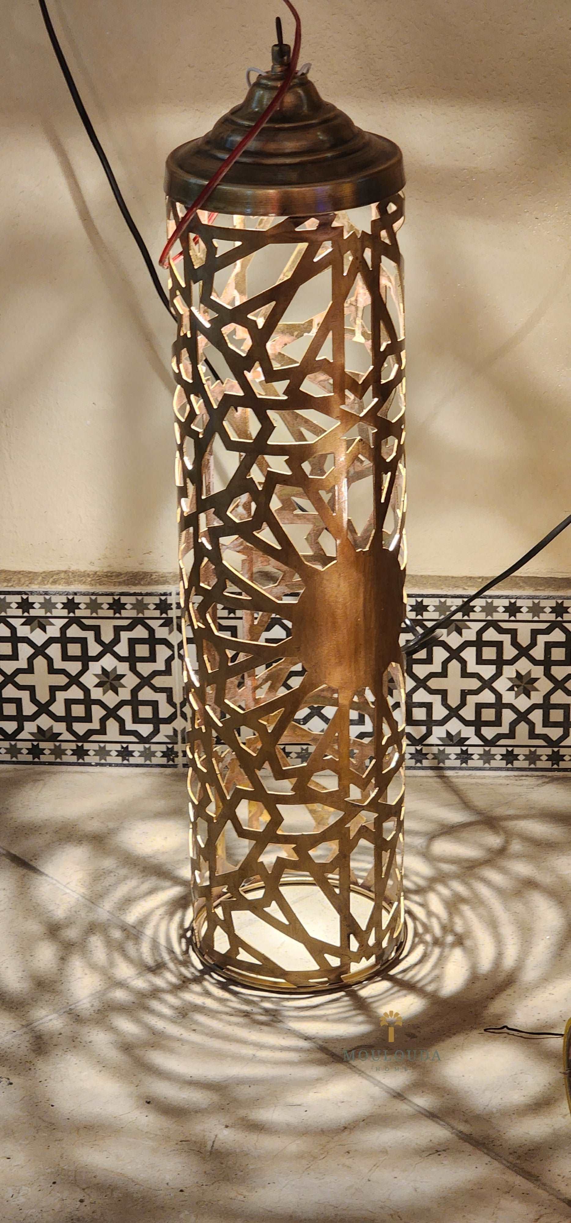 Add a Touch of Boho Chic with Our Designer Moroccan Floor Lamp - Mouloudahome