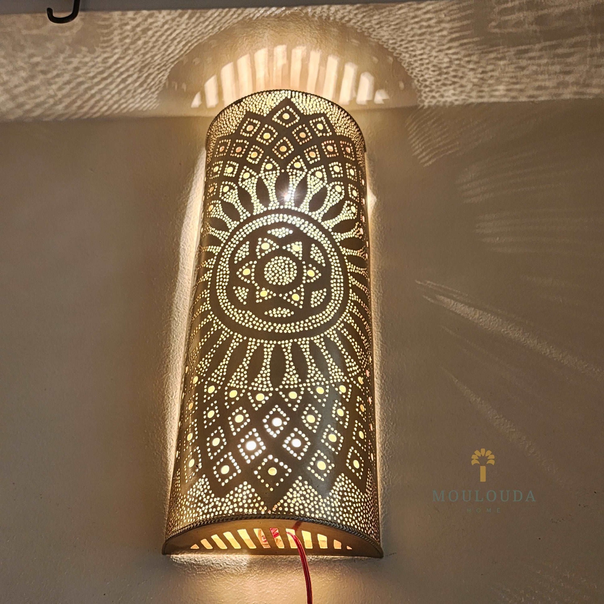 Elevate Your Decor with a Moroccan Brass Chandelier - Luxury Pendant Lamp for Your Home - Mouloudahome