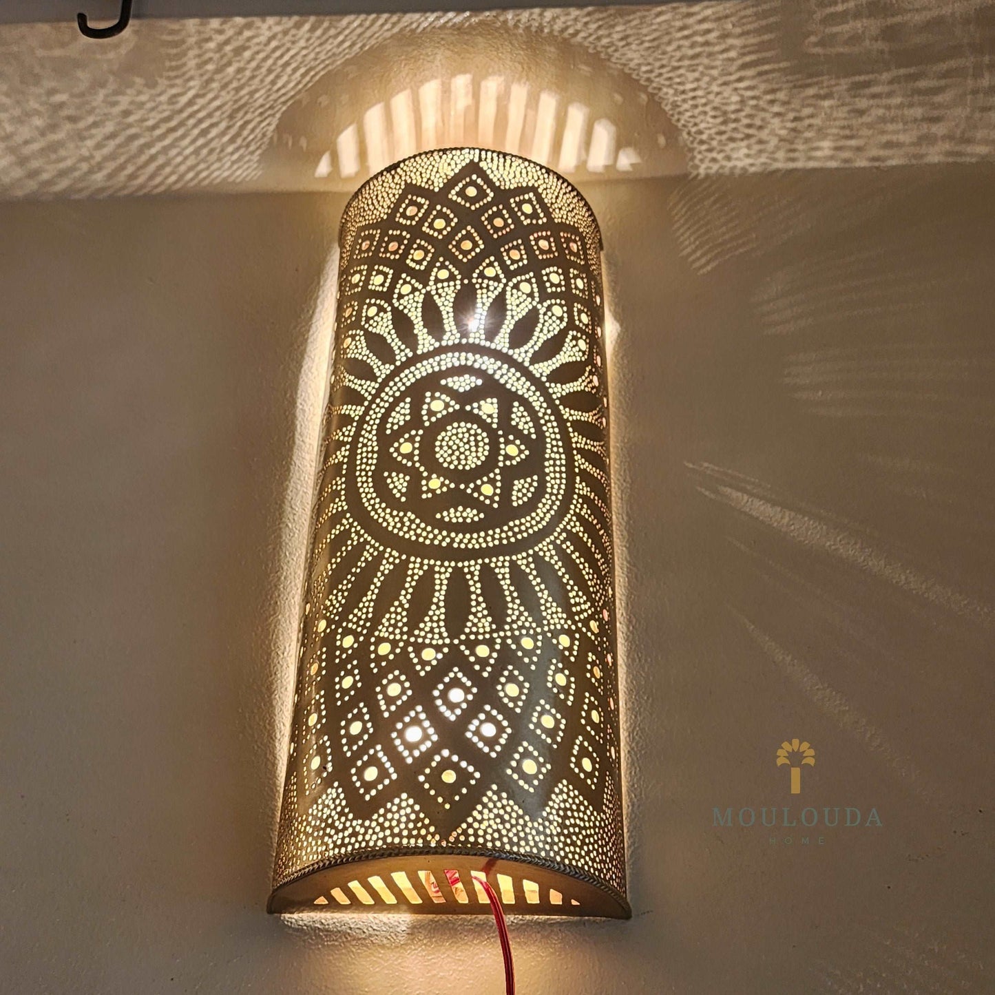 Elevate Your Decor with a Moroccan Brass Chandelier - Luxury Pendant Lamp for Your Home - Mouloudahome