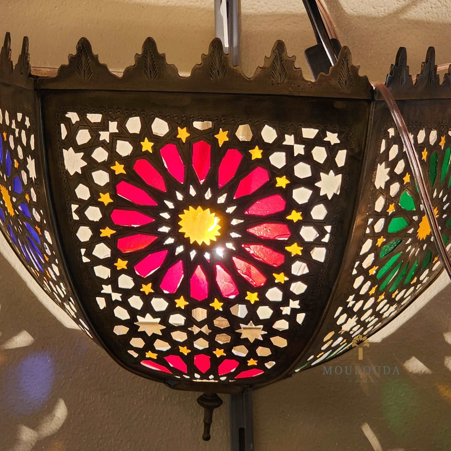 Create an Exotic Oasis with a Handmade Moroccan Lamp - Beautiful Pendant Lighting for Your Home - Mouloudahome