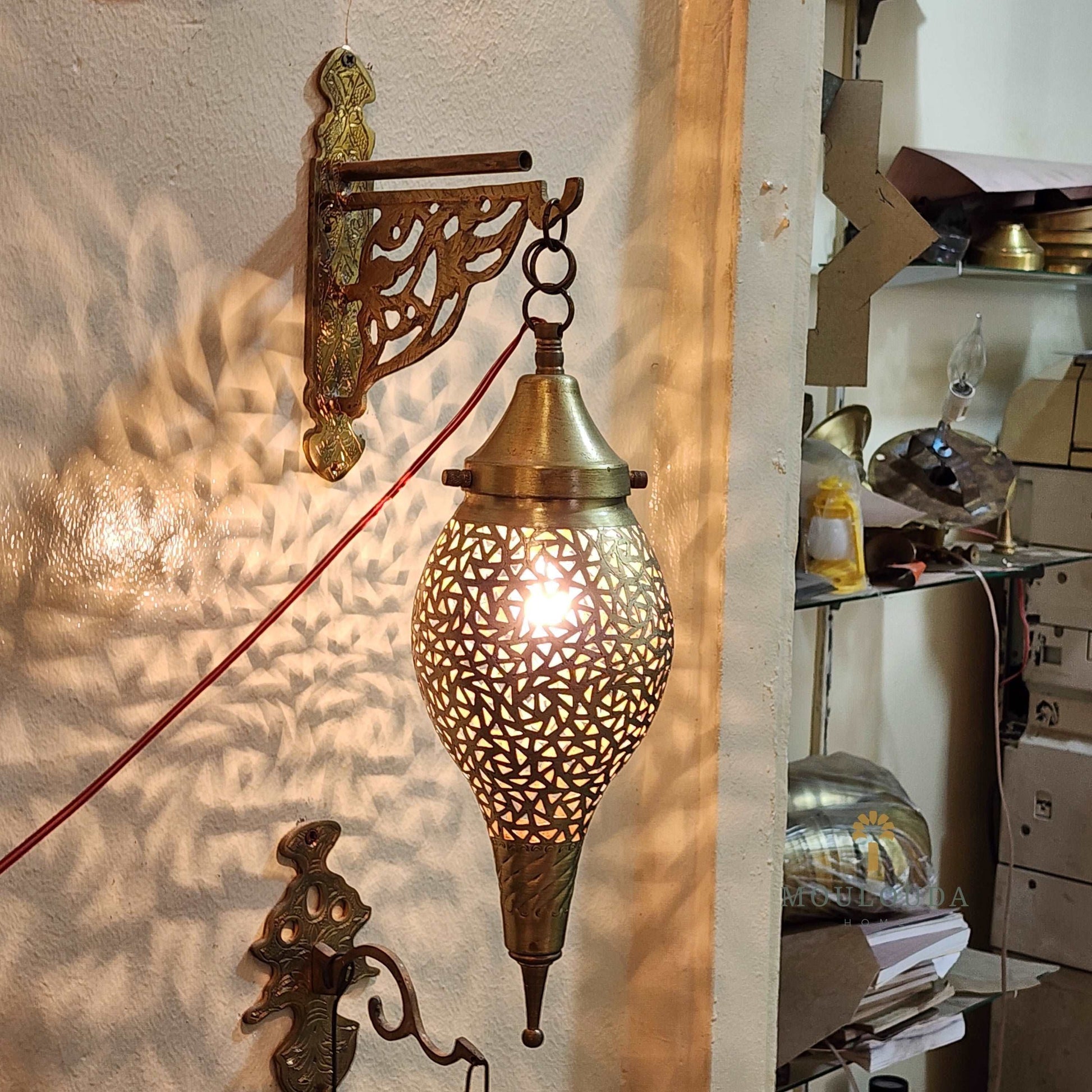 Elegant Moroccan Wall Lamps for Luxurious Interiors | Handcrafted Designs - Mouloudahome