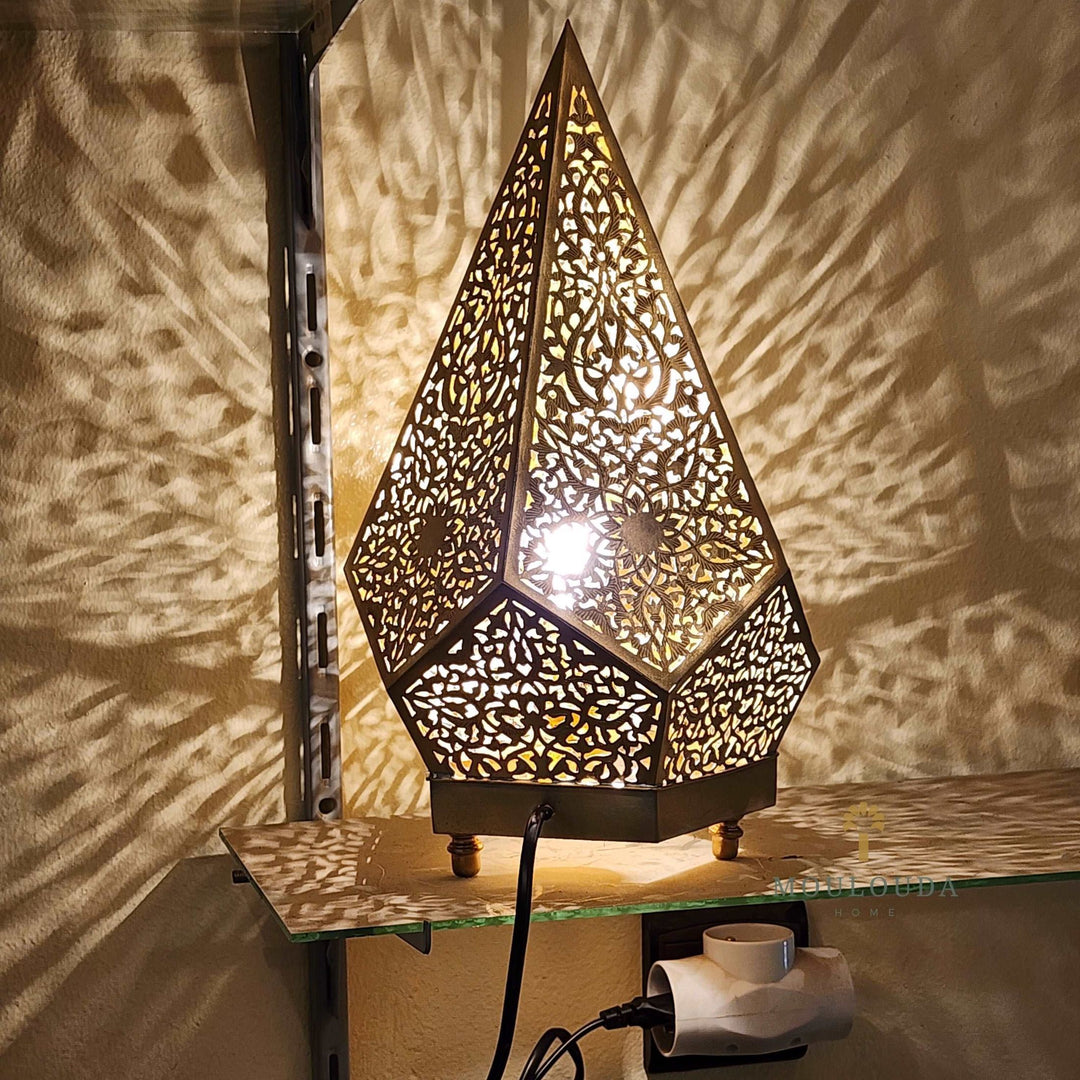 Handmade Moroccan Lamp - Luxury Standing/Table Lamp for Beautiful Moroccan Lighting - Mouloudahome