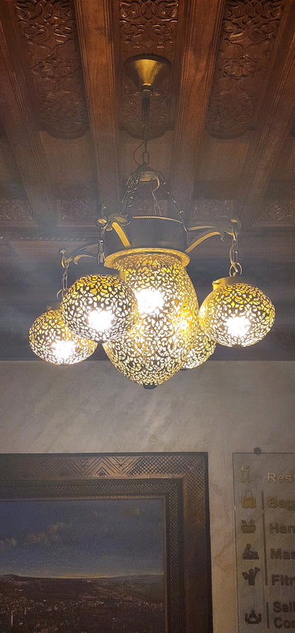 Luxury chandelier, 5 pieces chandelier, designer lamp