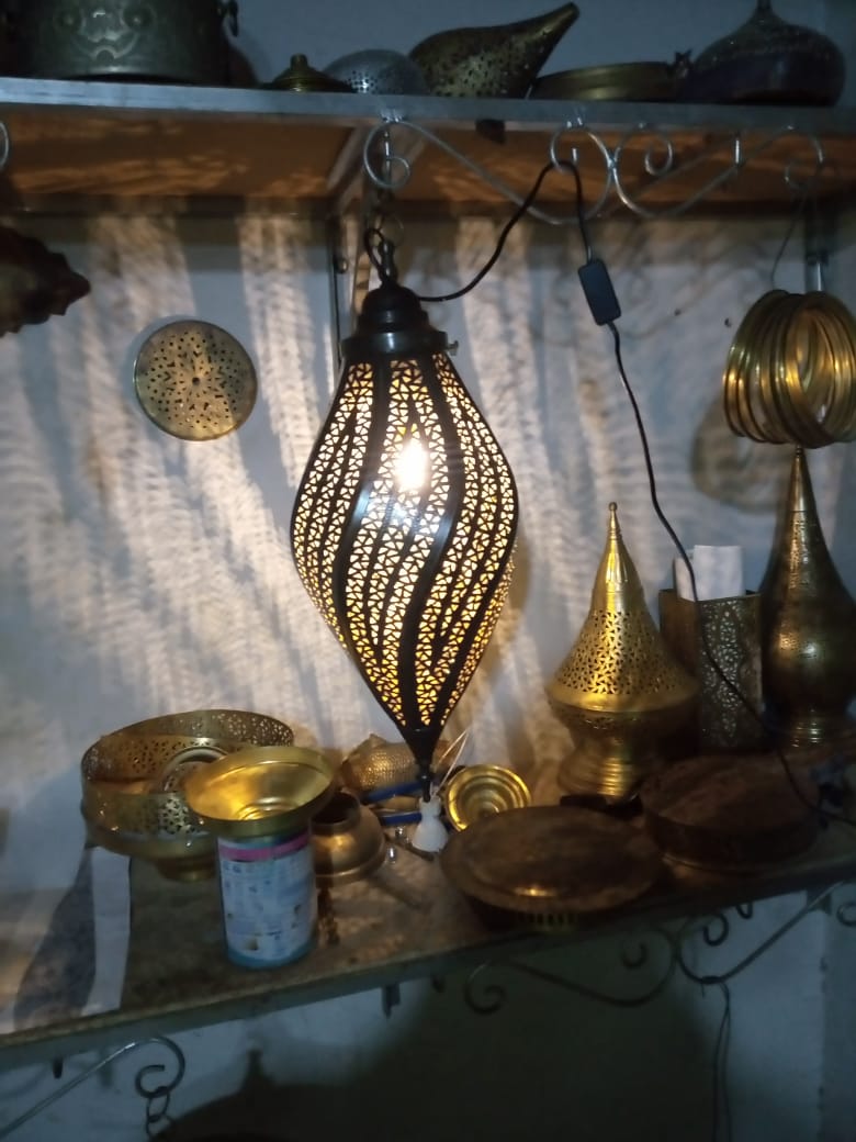 Shahrazad wall sconce, designer lamp, brass wall lamp, Moroccan lamp