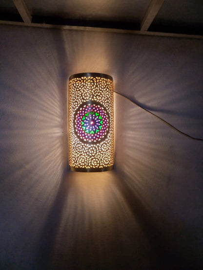 Wall lamp, wall sconce, moroccan lamp, handmade brass wall lamp