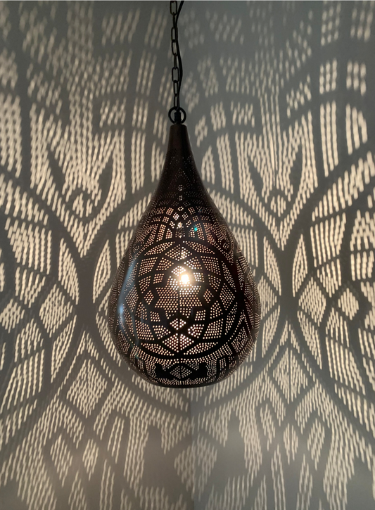 Pendant lamp, art deco chandelier, Moroccan lamp,