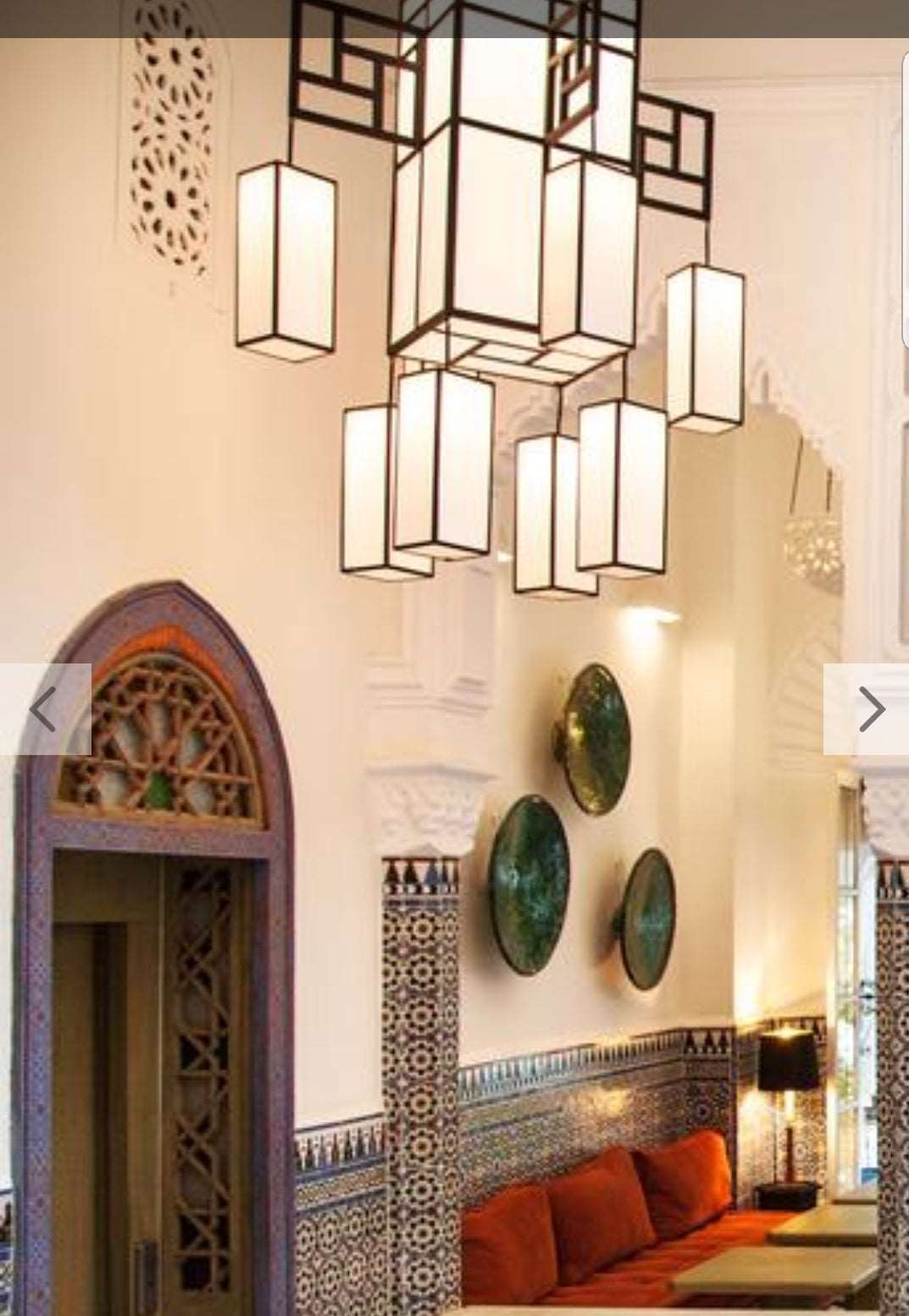 Modern chandelier, Moroccan light fixture, ceiling light, pendant lamp
