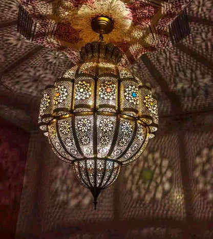 Epic chandelier, large pendant lamp, designer lamp, handmade from genuine brass