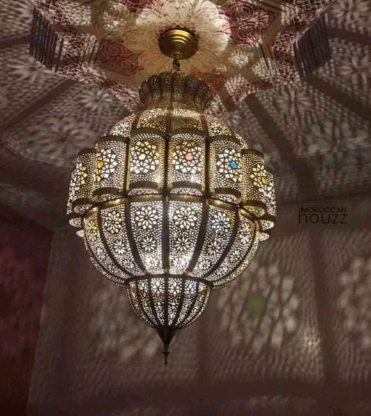 Epic chandelier, large pendant lamp, designer lamp, handmade from genuine brass