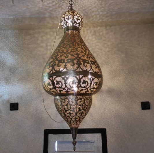 Pendent lamp, art deco chandelier, designer lamp, Moroccan lamp