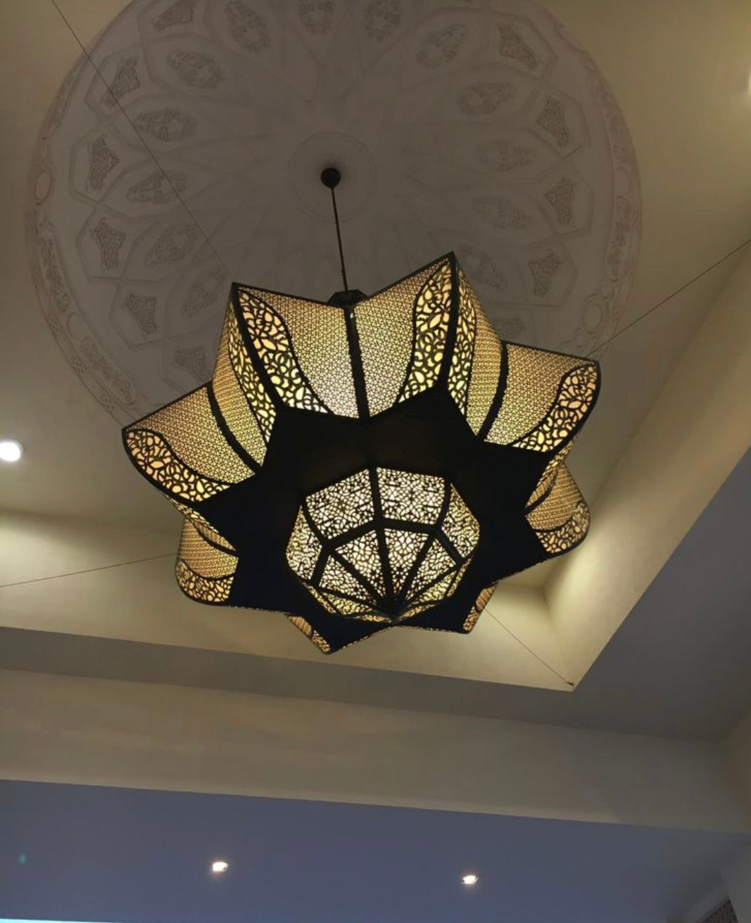 Star chandelier, designer lamp, Moroccan lamp