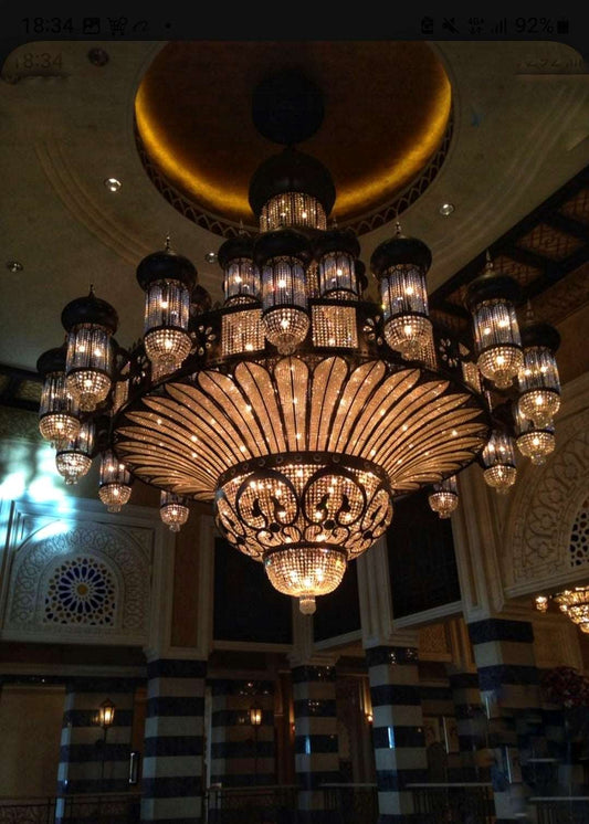 Luxury large chandelier, pendant lamp, Moroccan lamp