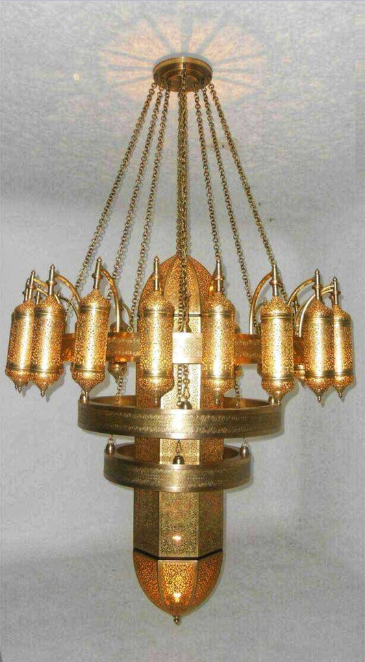 Large chandelier, Designer chandelier, moroccan style lamps