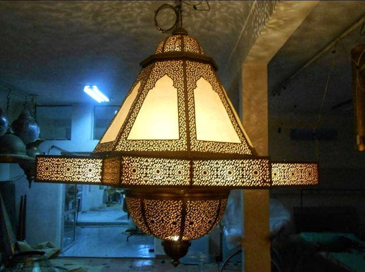Chandelier, art deco pendant lamp, moroccan lamp ceiling, moroccan light shade