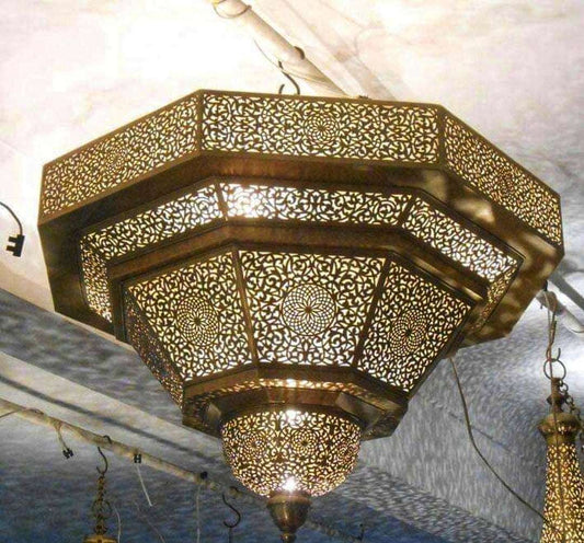 Chandelier, Moroccan lamp, Ceiling fixture