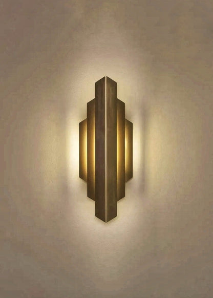 Art deco wall lamp, wall sconce, brass lamp, luxury wall decoration