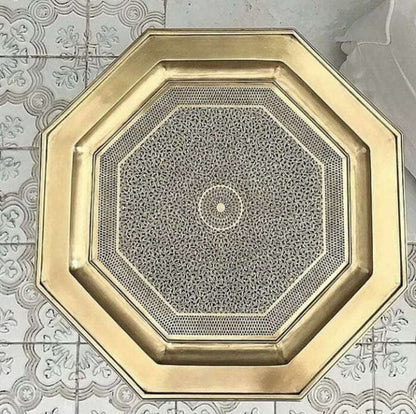 Brass table, Moroccan table, Handmade crafted