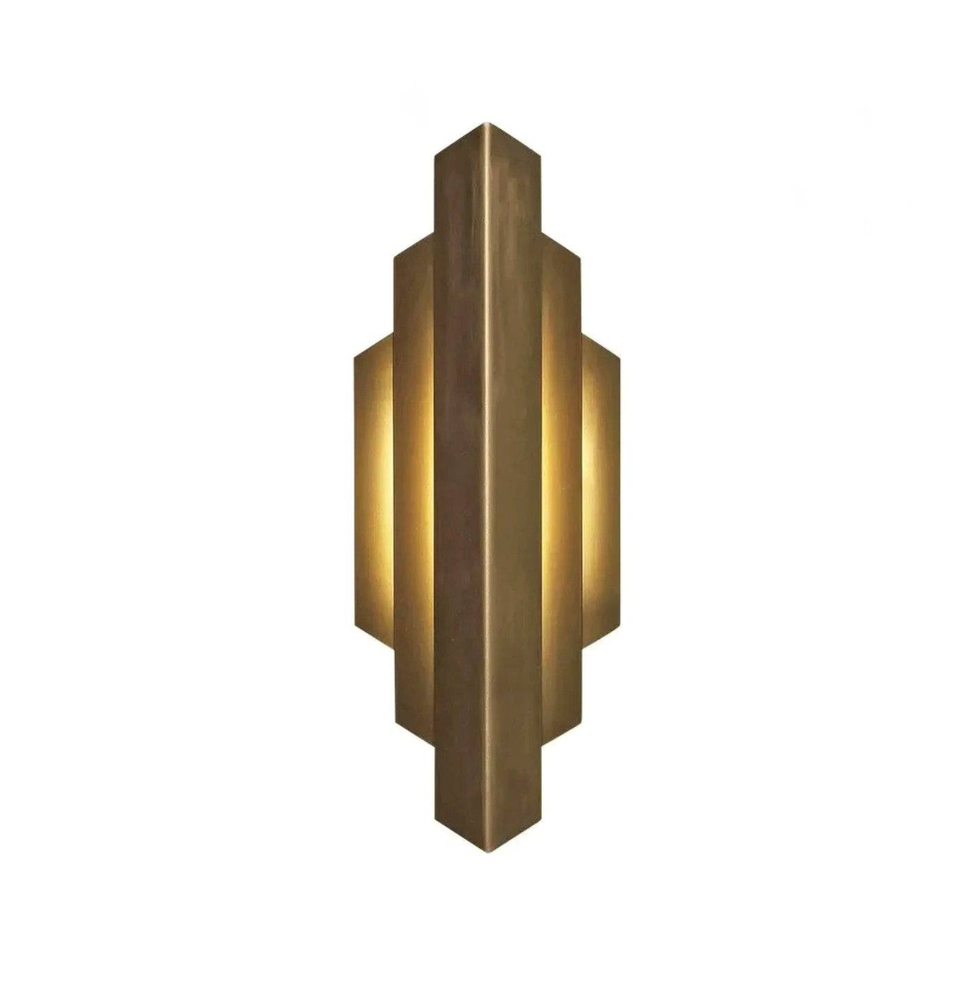 Art deco wall lamp, wall sconce, brass lamp, luxury wall decoration