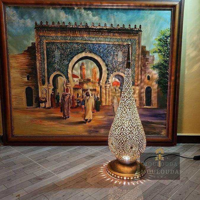 Moroccan Floor Lamp - A Unique Work of Art - Mouloudahome