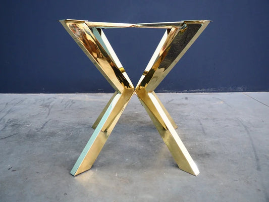 Genuine Brass table legs,