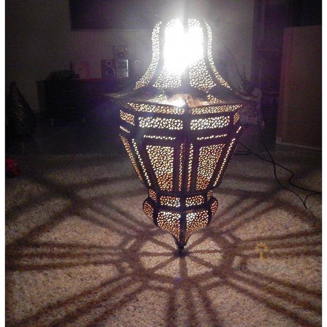 Moroccan Hanging Light, Chandelier, Designer Lamp, Ceiling Lamp, Art Deco Decor, Ceiling Light Diffuser, Brass Light Fixture