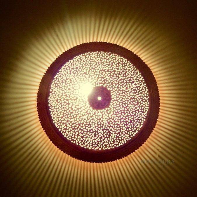 Moroccan Designer Lamp, Wall Lamp Sun design 3 Colors Available Wall Light Art deco Wall Light Diffuser -