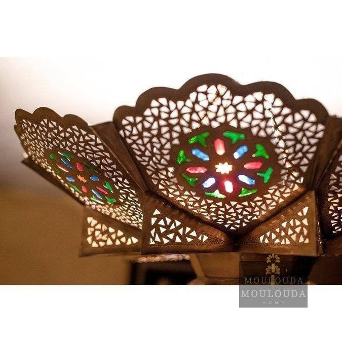 Moroccan Chandelier, Unique Ceiling light, Moroccan Lighting 60cm Diameter, Oriental Style Art Lamp