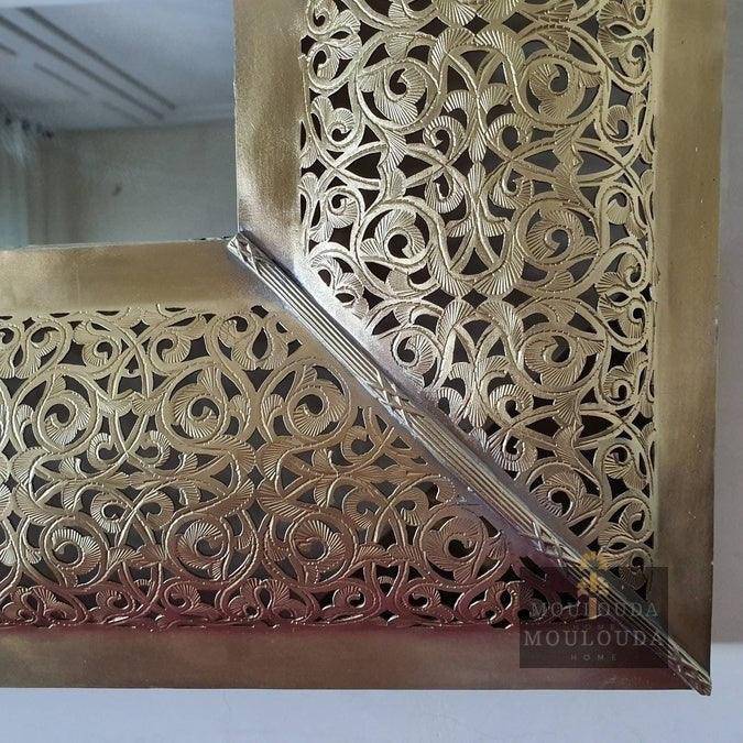 Moroccan Mirror, Vanity Mirror, handmade Copper Mirror,