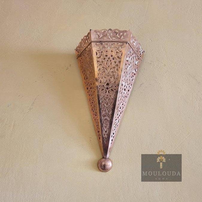 Floral Design Wall Light - Handmade Art Deco lighting - Moroccan Lighting - Flower draw light - Wall Decor - Sconce -