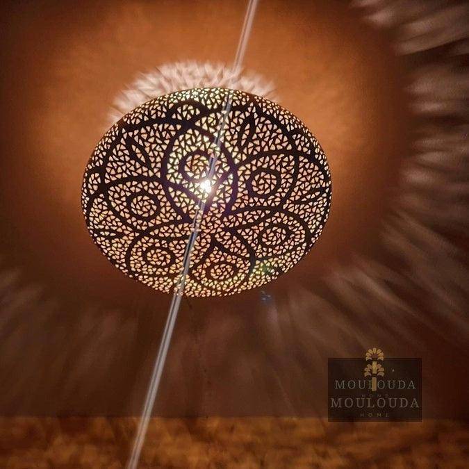 Moroccan Chandelier, pendant light, Moroccan design, handmade chandelier lighting, designer lamp, 5 colors available