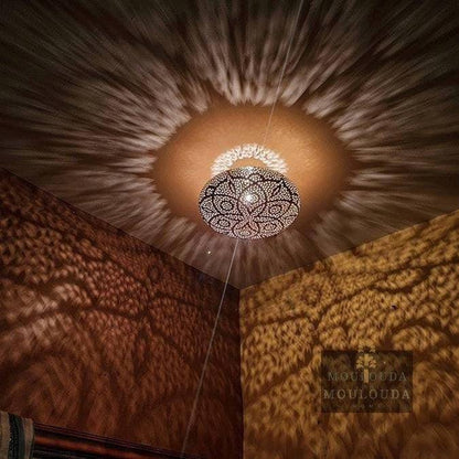 Moroccan Chandelier, pendant light, Moroccan design, handmade chandelier lighting, designer lamp, 5 colors available