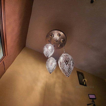 Moroccan Chandelier, pendant light, Moroccan Style, design lamp, Moroccan lighting, ceiling fixture, 5 Colors available