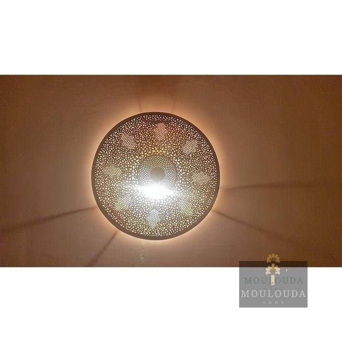 Unique Wall Lamp the fineness of Moroccan Wall Sconce 19,6 in & 27,5 in Diameter Light Art and a Romantic lighting