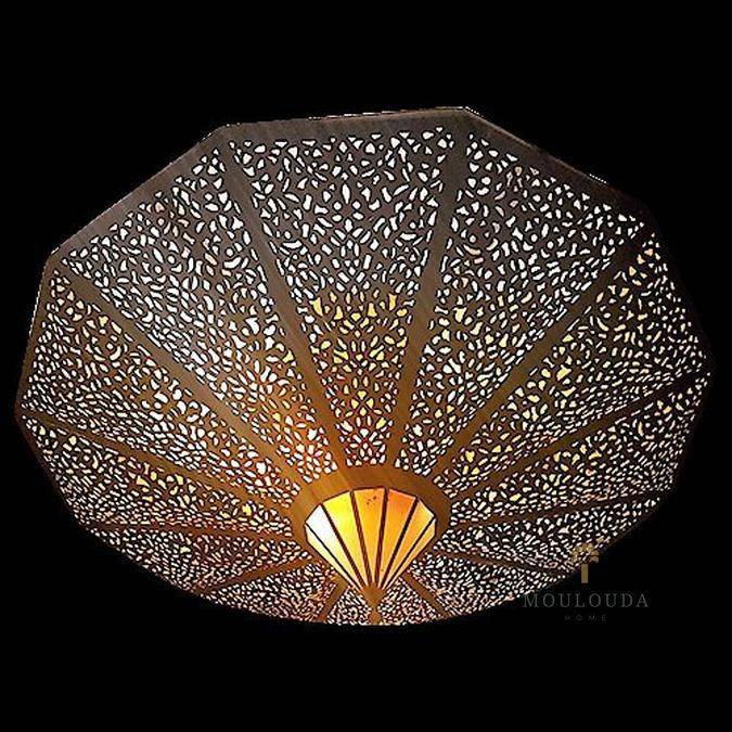 Deluxe Ceiling Light -Chandelier- Moroccan lamp - Moroccan Lighting - Ceiling Art - Art Deco light- boho lighting-