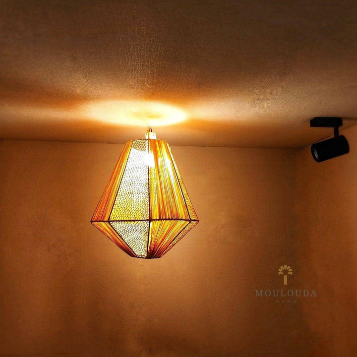 Pendant light, chandelier, Rattan hanging lantern, Moroccan lantern, Designer lamp