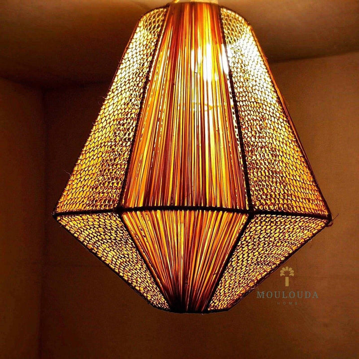 Pendant light, chandelier, Rattan hanging lantern, Moroccan lantern, Designer lamp