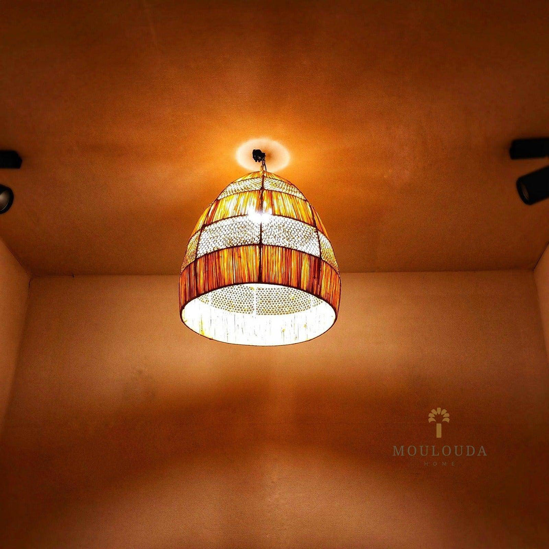 Pendant light, Rattan chandelier, hanging lantern, Moroccan lantern