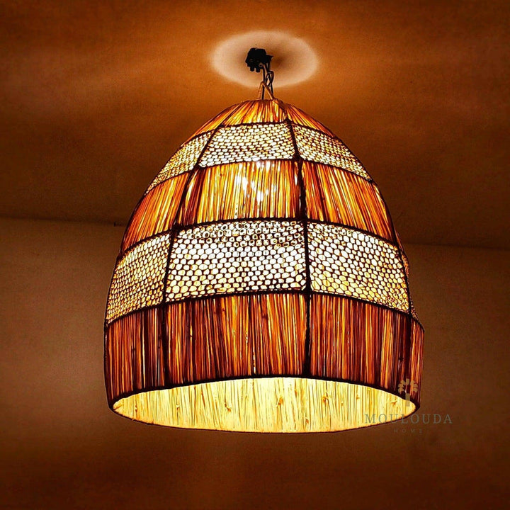 Pendant light, Rattan chandelier, hanging lantern, Moroccan lantern