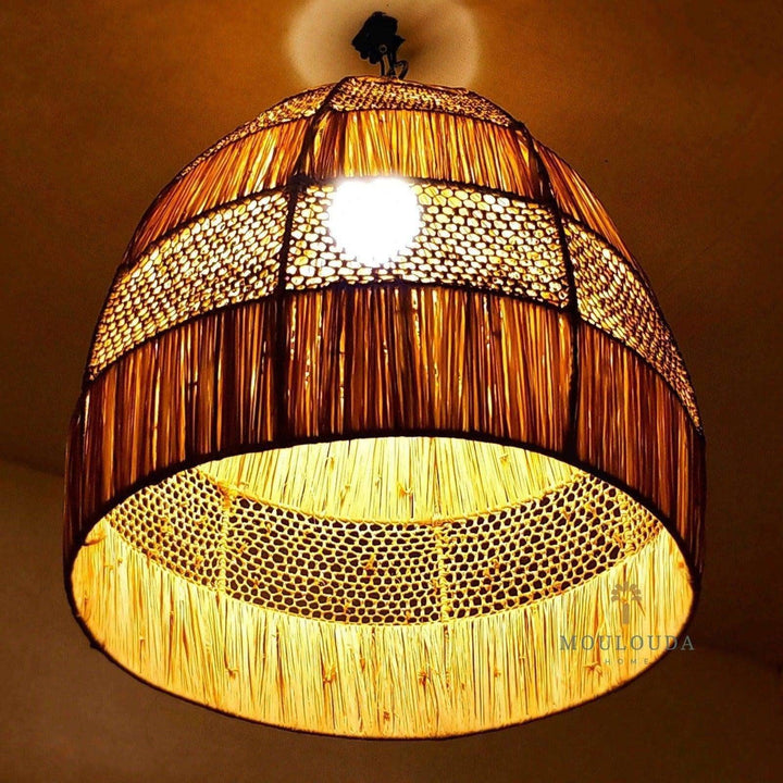 Pendant light, Rattan chandelier, hanging lantern, Moroccan lantern