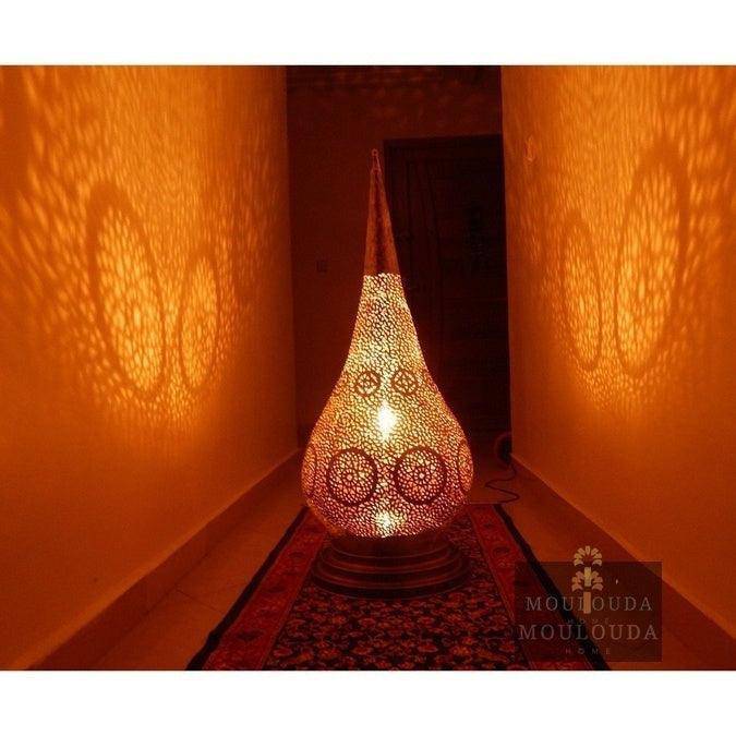 Floor lamp, Large Floor lamp handmade, Standing lamp, Moroccan design by Master Craftsmen