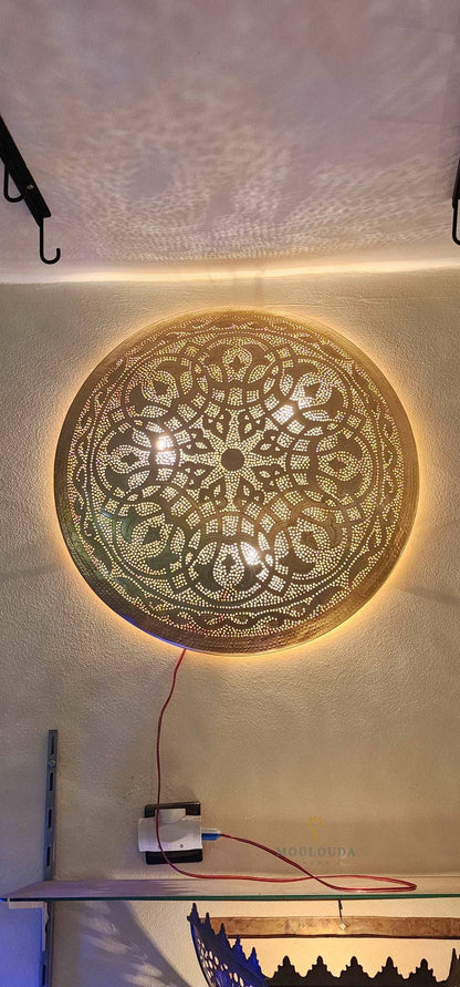 Designer Moroccan Wall Sconce - Add Boho Chic to Your Wall Decor