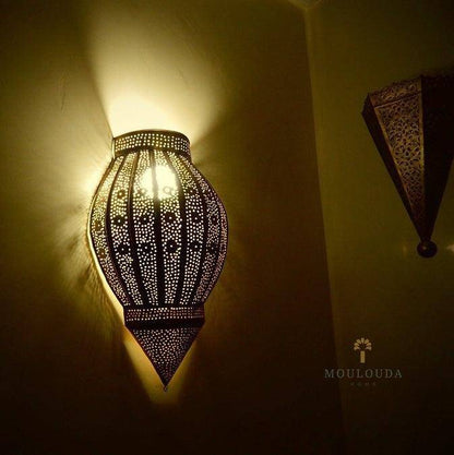 Elevate Your Home Decor with this Stunning 17.7" Original Moroccan Wall Sconce