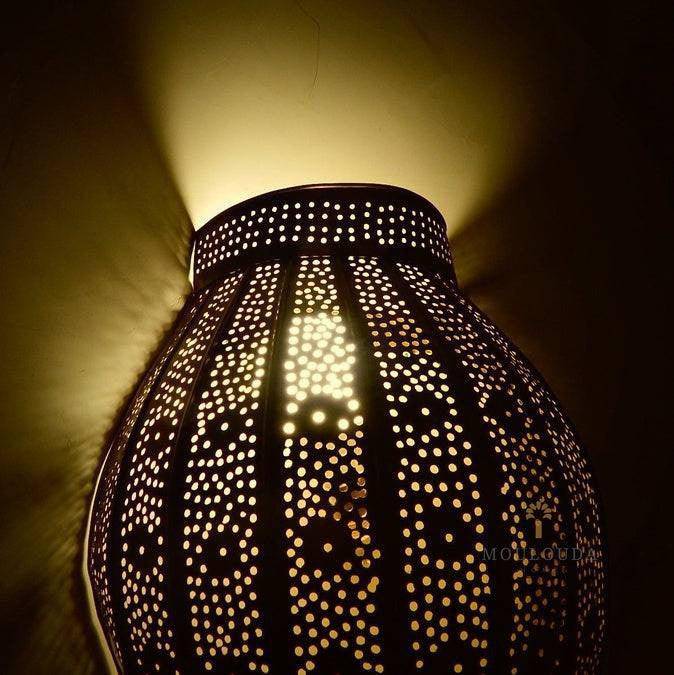 Elevate Your Home Decor with this Stunning 17.7" Original Moroccan Wall Sconce