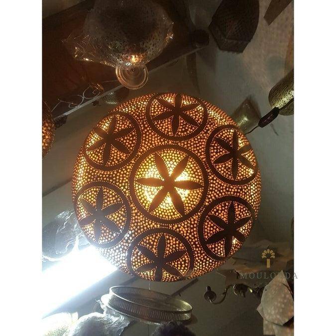 Epic Moroccan Chandelier Ceiling Light with Beautiful Shape Patterns Ambiance Light