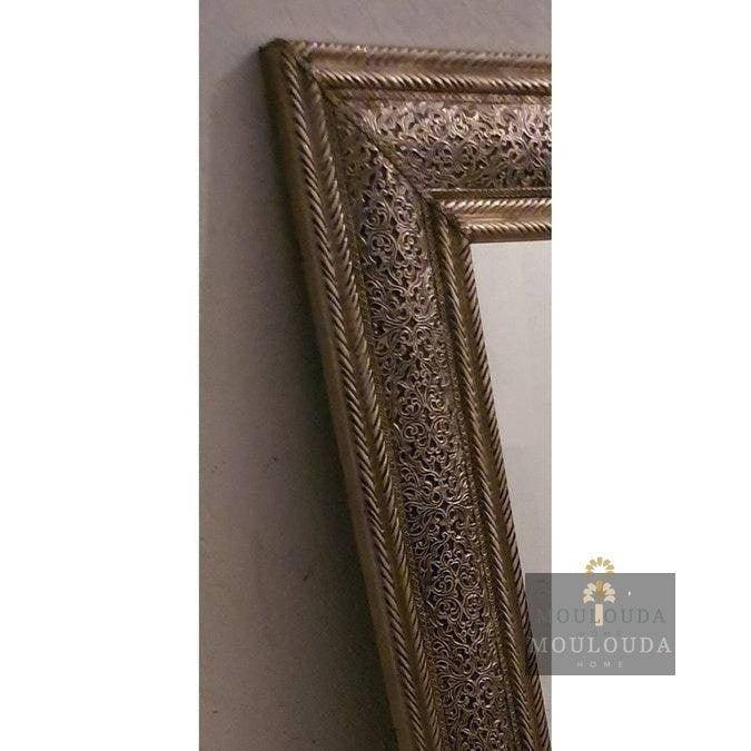 Espejo marroquí, espejo de diseño de 120 cm/70 cm, espejo hecho a mano, espejo de suelo, espejo grande, espejo de pared