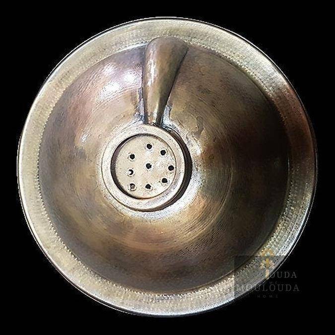 Moroccan Round Bathroom Sink 40 cm 15,7 inches Diameter