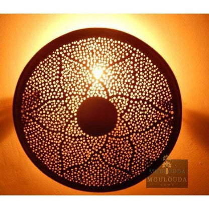 Moroccan Wall Lamp - Designer Wall Lamp - Brass Light Fixture - Home Decor - Art Deco Decor - Ceiling Light Diffuser